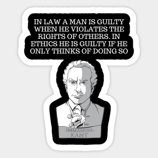 Philosophy quote Sticker